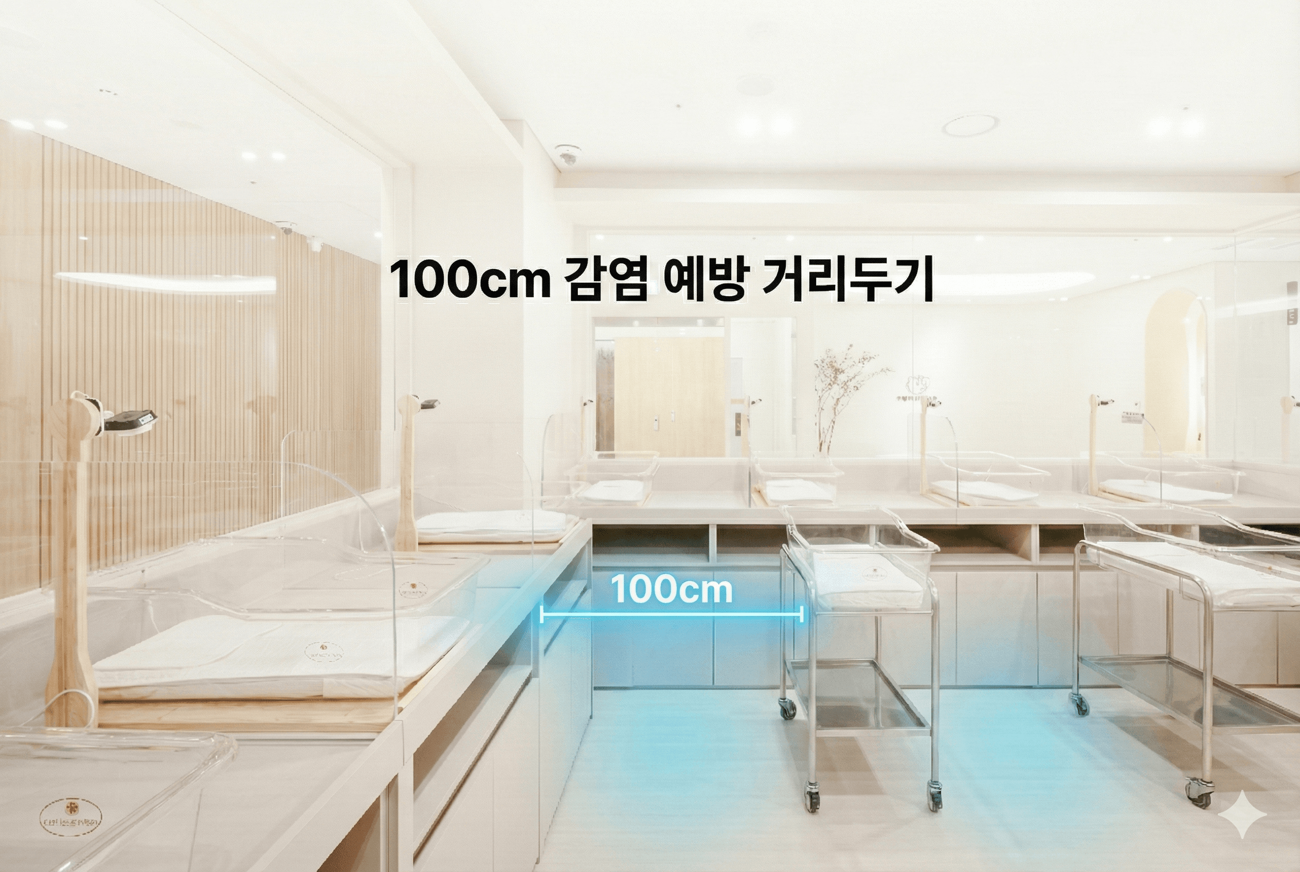 100cm Safety Distance